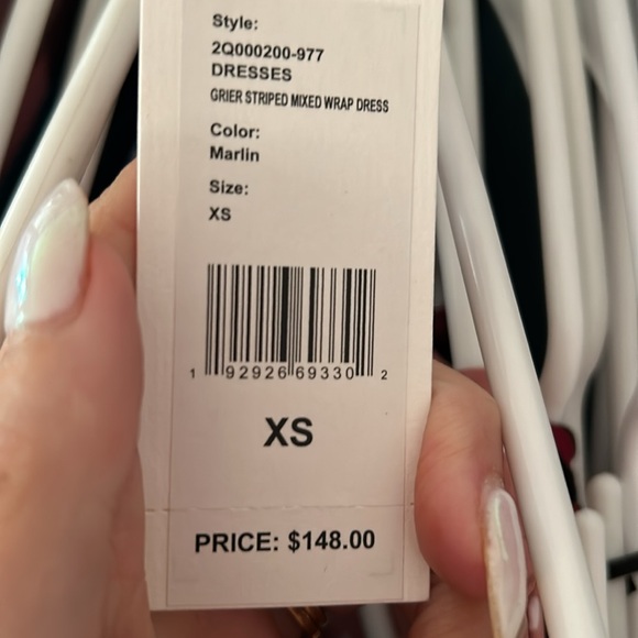 Vineyard Vines Grier striped wrap dress, NWT! XS - Picture 10 of 10